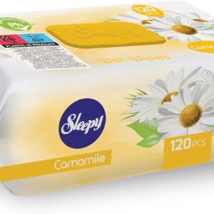 Mitrās salvetes Sleepy Camomile 120 pcs