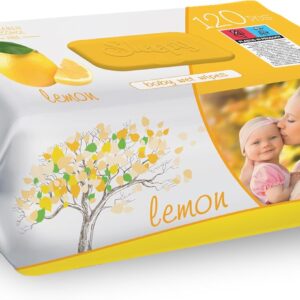 Mitrās salvetes Sleepy Lemon 120 pcs